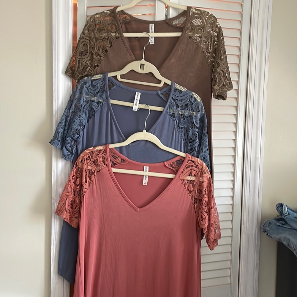 EUC lace tops